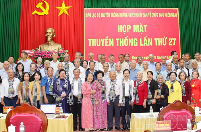 Họp mặt Câu lạc bộ Truyền thống kháng chiến Khối Ban Tổ chức Trung ương Cục miền Nam lần thứ 27