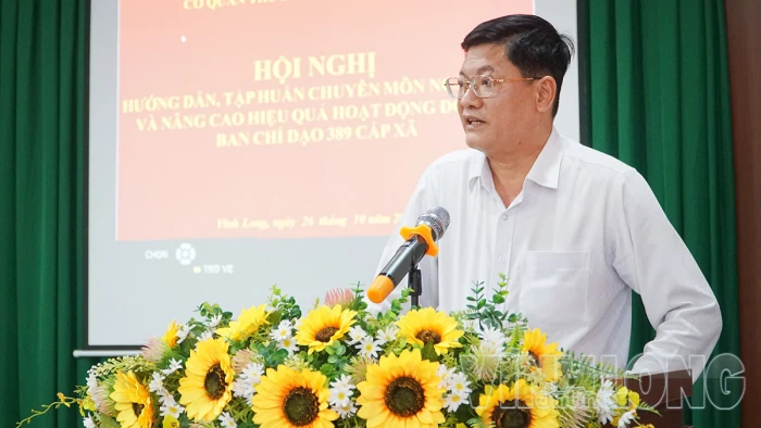 Nâng cao hiệu quả hoạt động của Ban Chỉ đạo 389 cấp xã