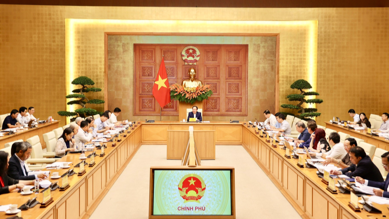 Quang cảnh cuộc họp. (Ảnh: chinhphu.vn/Thu Sa)
