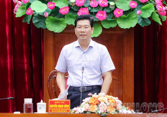Thường trực Tỉnh ủy làm việc với các cơ quan khối nội chính