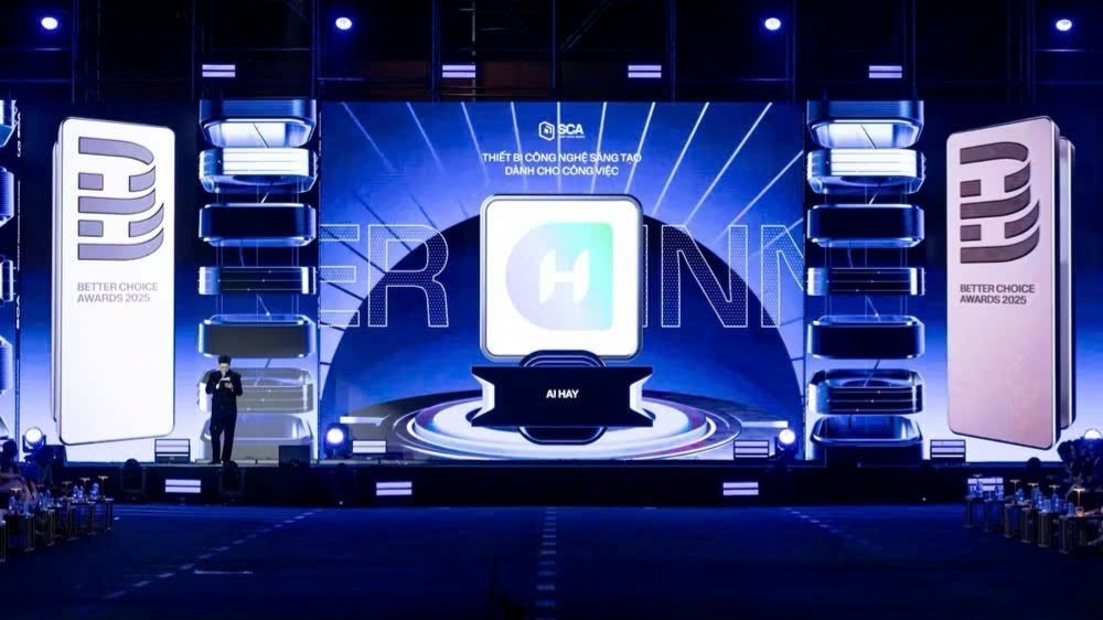 Nền tảng AI Make in Vietnam nhận giải thưởng Better Choice Awards năm 2025.