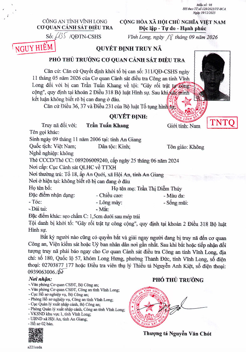 Quyết định truy nã