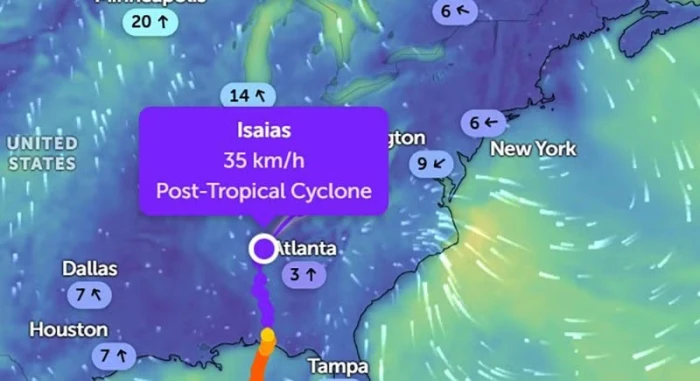 Bão Isaias khiến 4 người thiệt mạng tại bang Florida, Mỹ