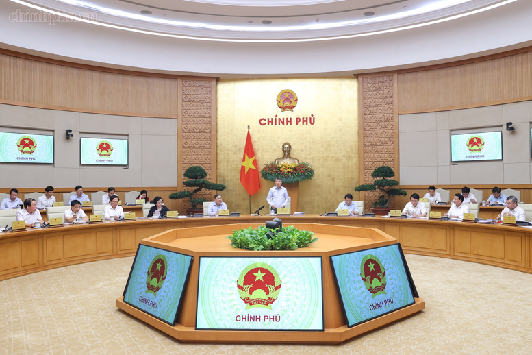 Thủ tướng Lê Minh Hưng chủ trì Phiên họp Chính phủ chuyên đề xây dựng pháp luật tháng 6/2026 - Ảnh: chinhphu.vn/Nhật Bắc

