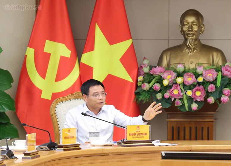 Phó Thủ tướng Nguyễn Văn Thắng phát biểu - Ảnh: chinhphu.vn/Gia Huy

