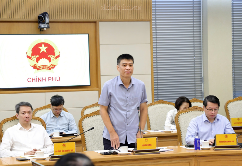 Lãnh đạo các bộ, ngành phát biểu - Ảnh: chinhphu.vn/Gia Huy
