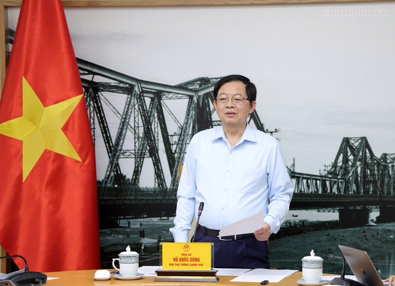 Phó Thủ tướng Hồ Quốc Dũng giao Bộ Khoa học và Công nghệ chủ trì, phối hợp với Bộ Tài chính thống nhất tên chỉ tiêu dùng để đo lường, theo dõi và đánh giá mức đóng góp của kinh tế số vào GDP - Ảnh: chinhphu.vn/Gia Huy