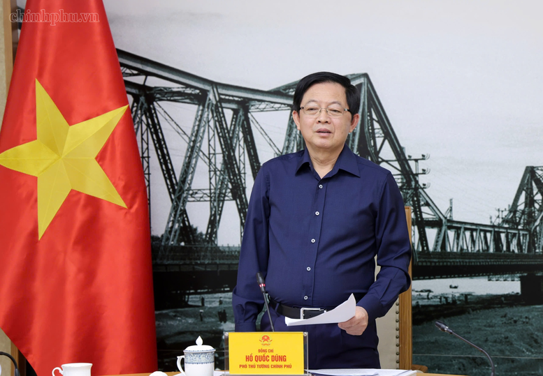 Phó Thủ tướng Hồ Quốc Dũng phát biểu kết luận cuộc họp - Ảnh: chinhphu.vn/Gia Huy

