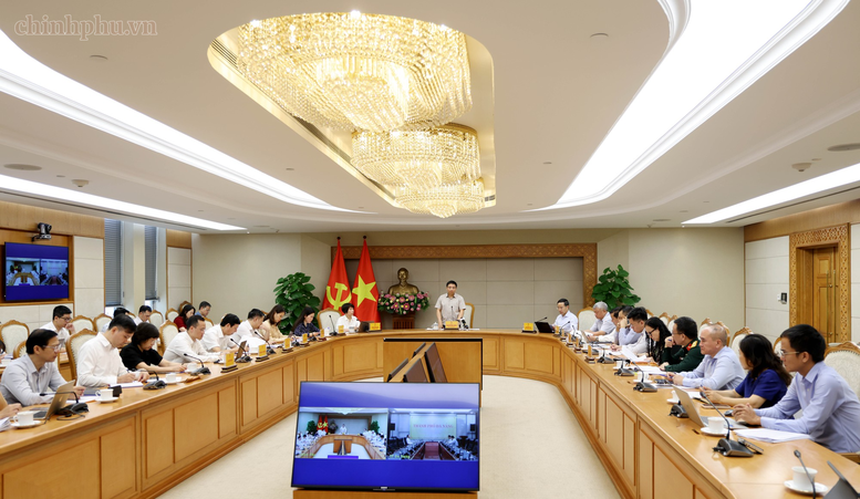 Phó Thủ tướng Nguyễn Văn Thắng chủ trì phiên họp thứ tư của Hội đồng điều hành Trung tâm Tài chính Quốc tế - Ảnh: chinhphu.vn/Đức Tuân
