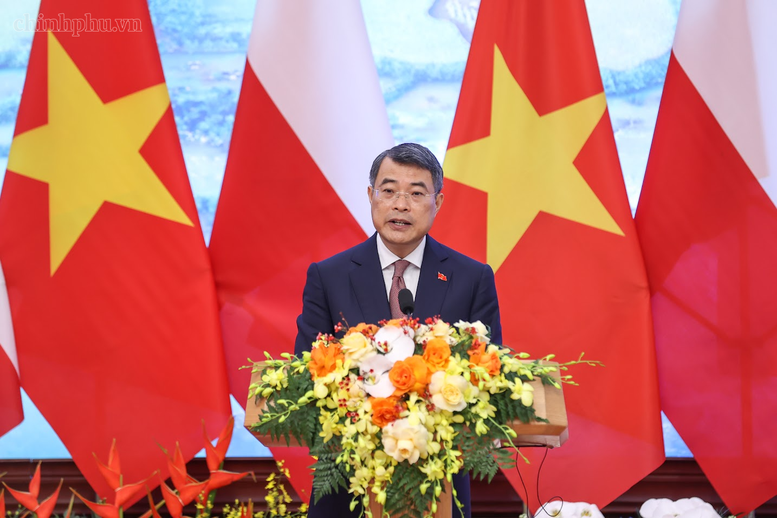 Thủ tướng cho biết, trong không khí chân thành, tin cậy và hiểu biết lẫn nhau, hai bên đã có cuộc hội đàm rất thành công và đạt được sự nhất trí cao trên nhiều phương diện - Ảnh: chinhphu.vn/Nhật Bắc

