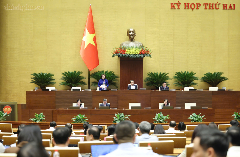 Quốc hội khóa XVI tiếp tục chương trình làm việc tại Hội trường, thảo luận về Luật sửa đổi, bổ sung một số điều của Luật Chứng khoán - Ảnh: chinhphu.vn/Nhật Bắc

