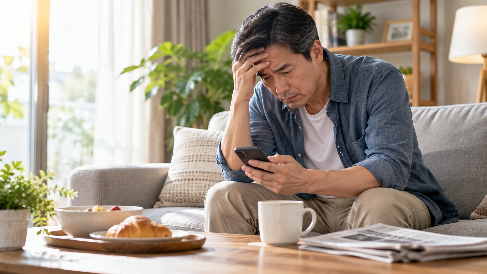 Căng thẳng tâm lý vào buổi sáng và kéo dài có thể ảnh hưởng đến khả năng điều hòa phản ứng viêm của cơ thể.
ẢNH: N.QUYÊN TẠO TỪ CHATGPT