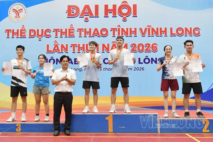 Kết thúc môn cầu lông Đại hội TDTT tỉnh lần thứ I