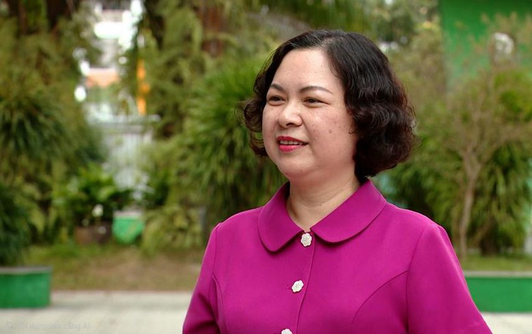Bà Nguyễn Thị Hằng: Nhà trường phân định rõ hoạt động tăng cường miễn phí và hoạt động theo nhu cầu, bảo đảm quyền lợi của mọi học sinh