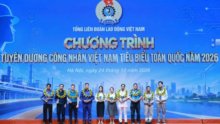 Tôn vinh vẻ đẹp của người công nhân Việt Nam trong thời kỳ mới