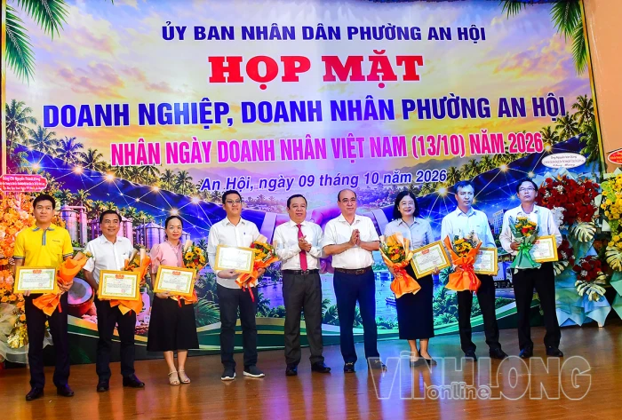 Phường An Hội họp mặt doanh nghiệp kỷ niệm Ngày Doanh nhân Việt Nam 13/10