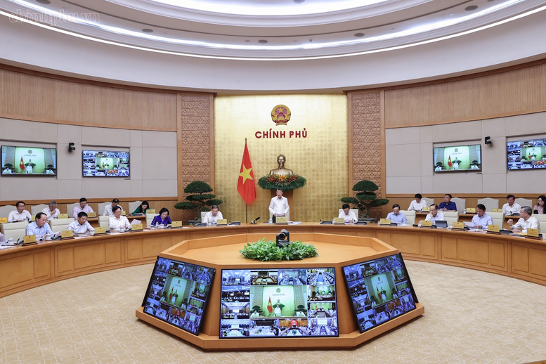 Thủ tướng Chính phủ Lê Minh Hưng chủ trì phiên họp Chính phủ thường kỳ tháng 9/2026 và trực tuyến với các bộ ngành, địa phương - Ảnh: chinhphu.vn/Nhật Bắc