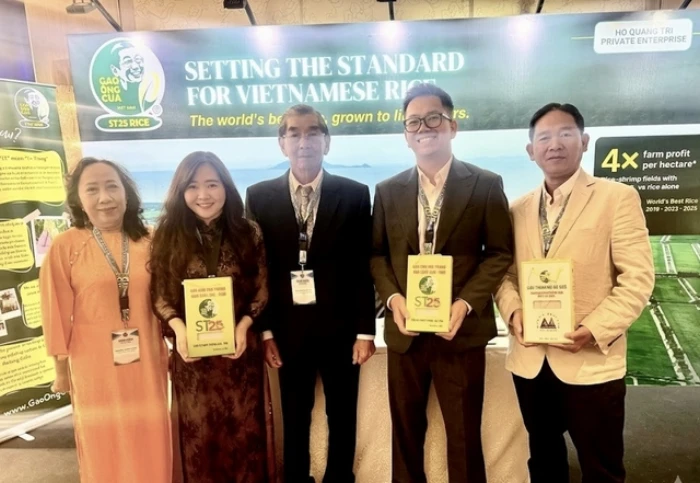 Gạo Ông Cua ST25 giành ngôi á quân cuộc thi Gạo ngon nhất thế giới 2026