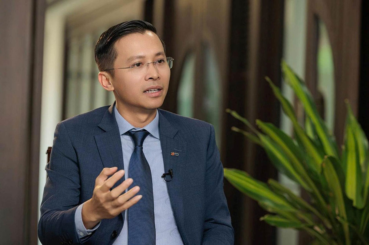 Ông Phạm Như Ánh - Tổng Giám đốc MB chia sẻ với phóng viên.