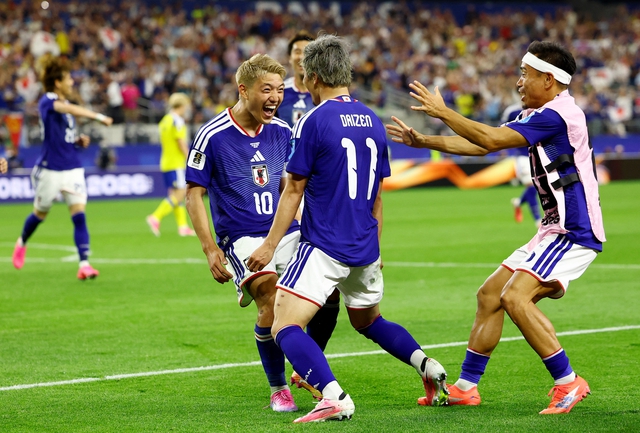 Đội tuyển Nhật Bản là ứng cử viên số 1 vô địch Asian Cup 2027. Họ nằm cùng bảng F với Qatar, Thái Lan và Indonesia. Ảnh: Reuters