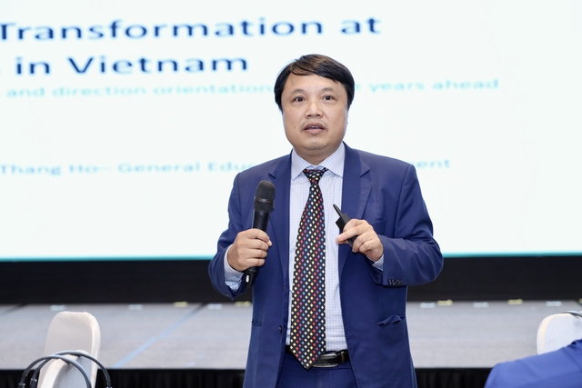 TS Tạ Ngọc Trí, Vụ Giáo dục phổ thông, Bộ GD-ĐT.

ảnh: Nguyễn Mạnh

