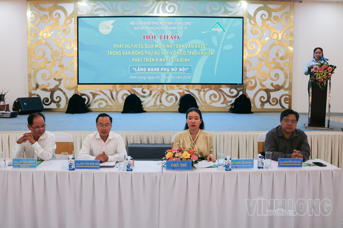 Chủ trì hội thảo.