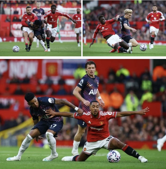 M.U dẫn trước rồi đá hơn người, vẫn bị đội chót bảng Tottenham chia điểm phút 90+2