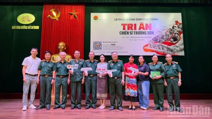 Tiếp nối hành trình tri ân chiến sĩ Trường Sơn