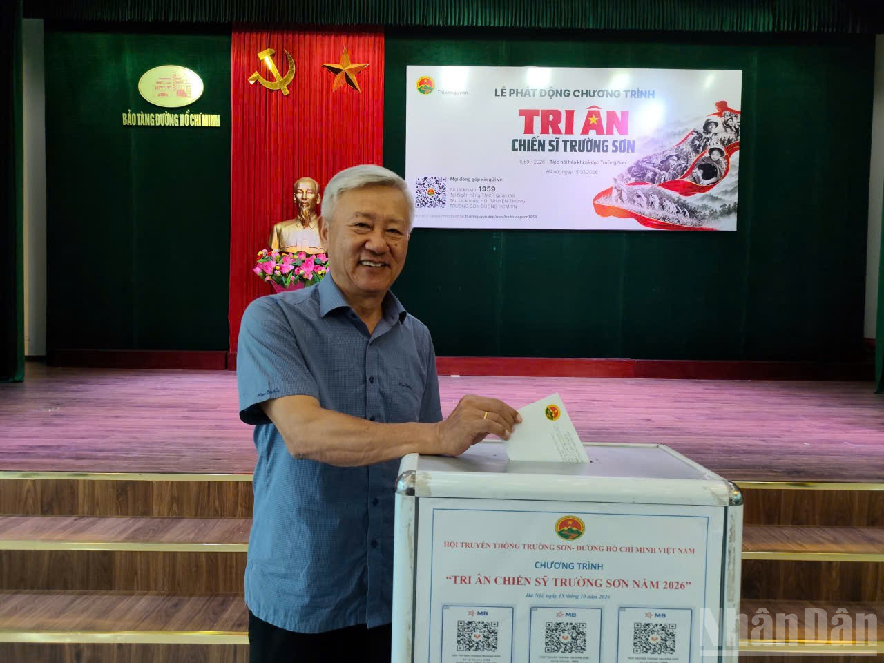 Ông Nguyễn Mạnh Hùng, nguyên Phó Trưởng Ban Đối ngoại Trung ương, nguyên Đại sứ đặc mệnh toàn quyền nước Cộng hòa xã hội chủ nghĩa Việt Nam tại Lào ủng hộ tại chương trình.