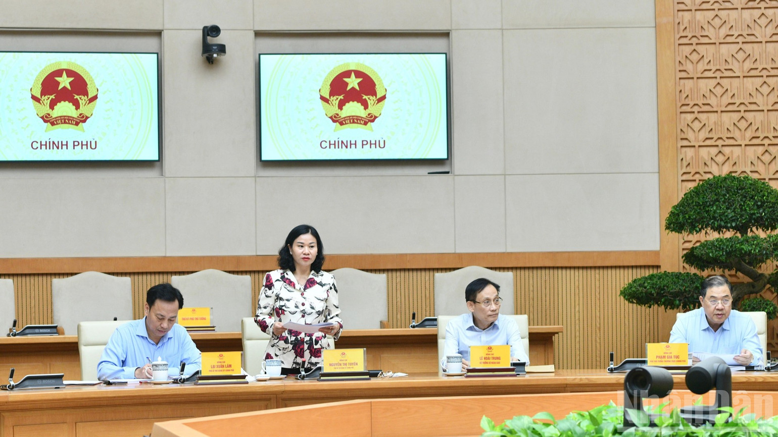 Các báo cáo, đánh giá tại hội nghị thống nhất nhận định: Đảng ủy Chính phủ đã lãnh đạo, chỉ đạo các tổ chức đảng trực thuộc, cán bộ, đảng viên trong toàn Đảng bộ hoàn thành tốt nhiệm vụ chính trị được giao, hoàn thành một khối lượng lớn công việc trên các lĩnh vực công tác. (Ảnh: THANH GIANG)


