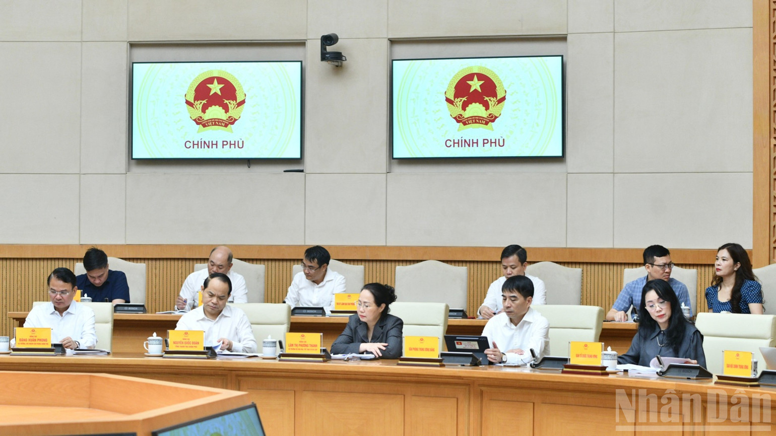 Các đại biểu tham dự cuộc họp. (Ảnh: THANH GIANG)

