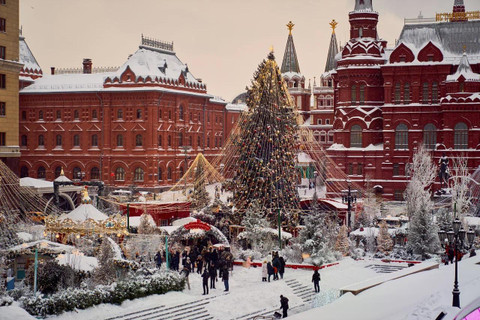 Quảng trường Manezhnaya, Moscow. (Ảnh: Doanh nghiệp du lịch cung cấp)
