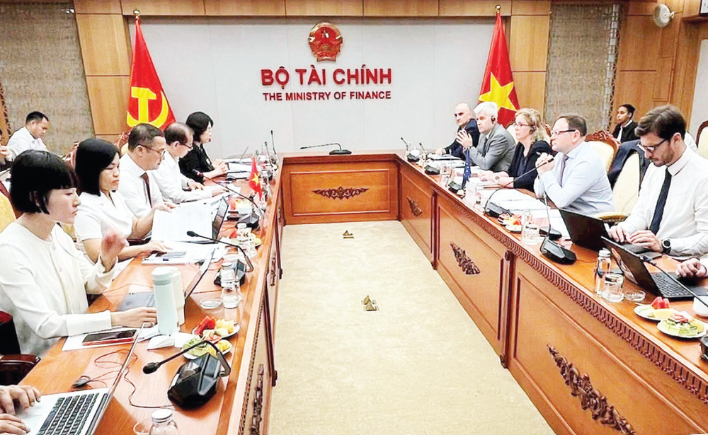 Cuộc họp của Tiểu ban về phát triển bền vững thuộc khuôn khổ Hiệp định PCA giữa Việt Nam và EU. (Ảnh: PHÁI ĐOÀN EU TẠI VIỆT NAM)
