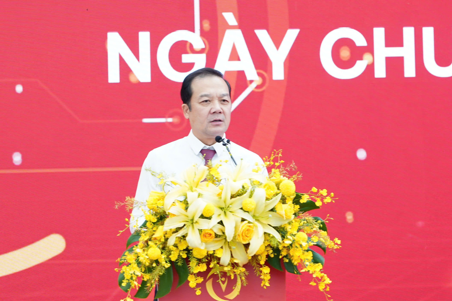 Thứ trưởng Khoa học và Công nghệ Phạm Đức Long phát biểu bế mạc chương trình.
