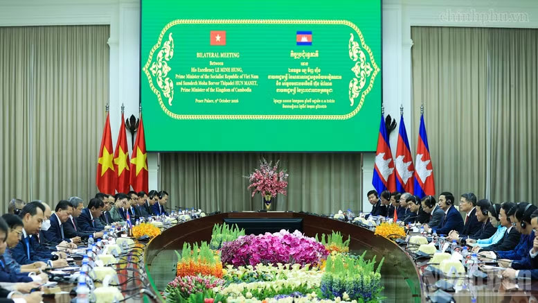 Hai bên nhất trí phấn đấu nâng kim ngạch thương mại song phương lên 20 tỷ USD trong thời gian tới. (Ảnh: chinhphu.vn/Nhật Bắc)