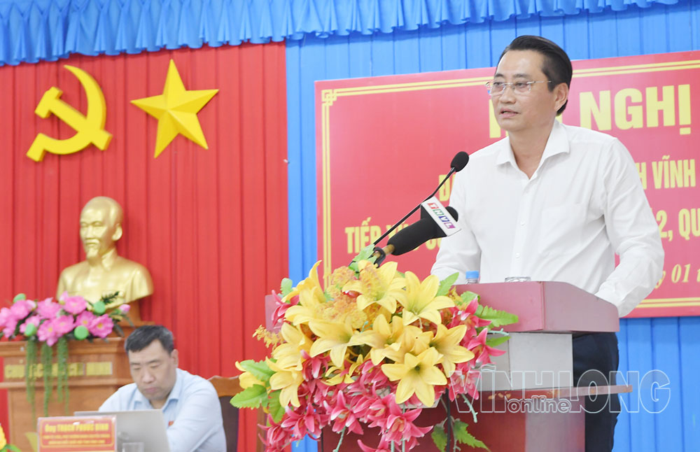 Phó Chủ tịch UBND tỉnh Nguyễn Quỳnh Thiện phát biểu tại Hội nghị.