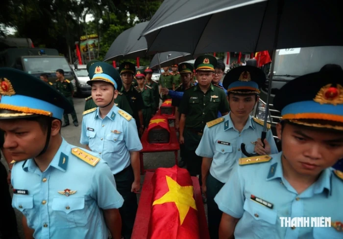 Chuẩn bị an táng hài cốt liệt sĩ quy tập tại công viên Lê Thị Riêng