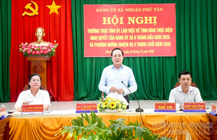Xã Nhuận Phú Tân tập trung tháo gỡ khó khăn, đẩy nhanh tiến độ các công trình và giải ngân vốn đầu tư công