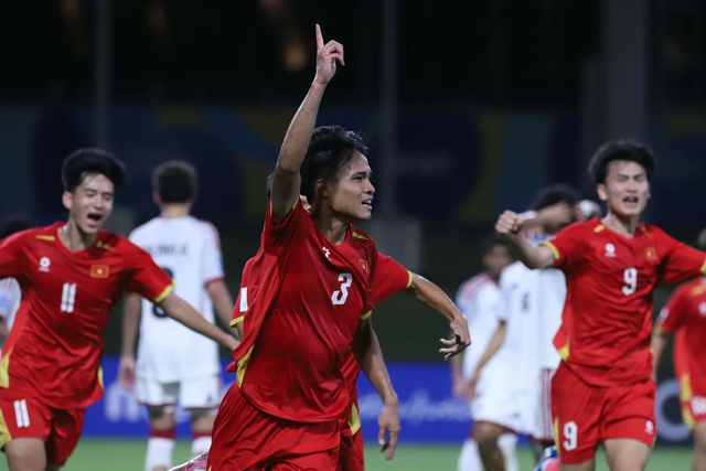 U.17 Việt Nam bước tới World Cup 2026.

ẢNH: VFF


