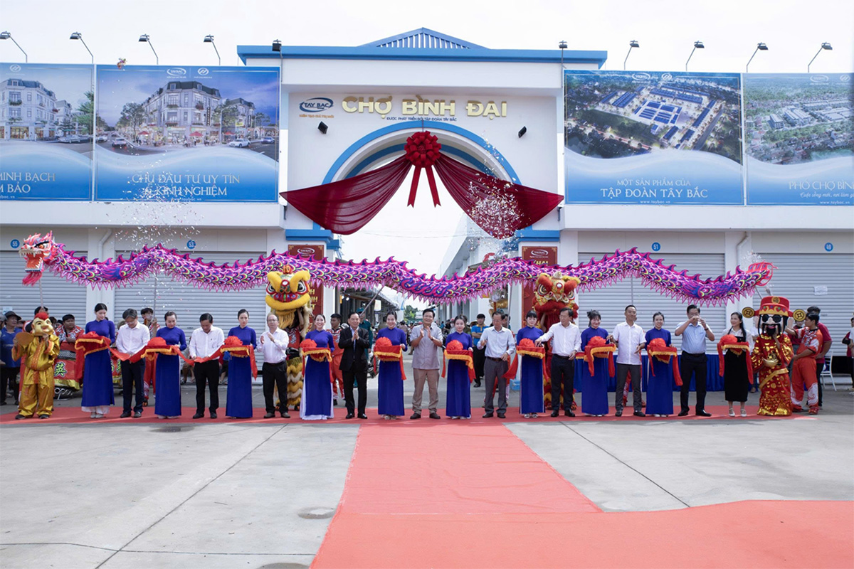 
Chợ trung tâm Bình Đại chính thức đi vào hoạt động từ ngày 20/9/2026.