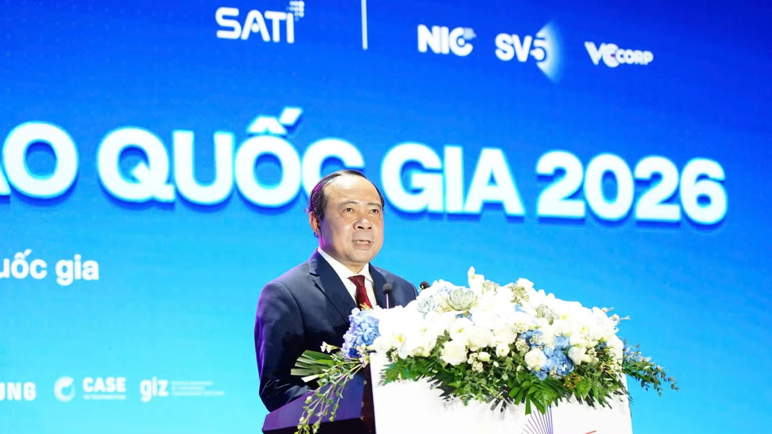 Bộ trưởng Khoa học và Công nghệ Vũ Hải Quân phát biểu tại sự kiện. (Ảnh: Bộ Khoa học và Công nghệ)