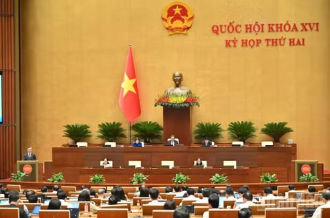 Bộ trưởng Tài chính Ngô Văn Tuấn phát biểu giải trình.
