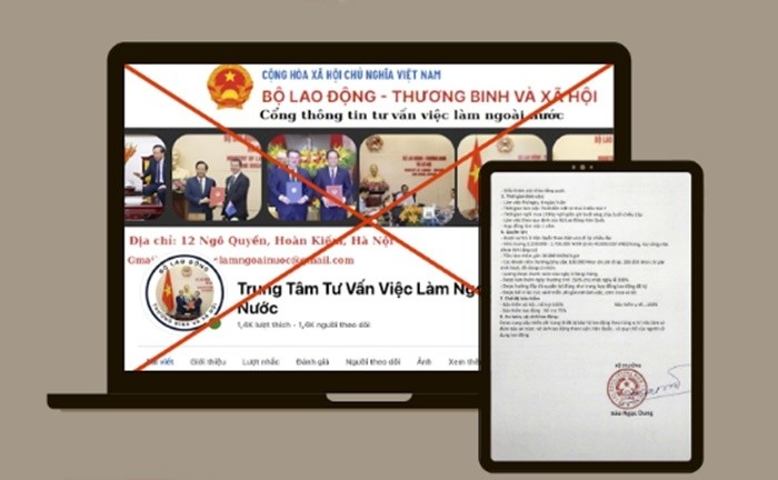 Các page giả mạo Bộ Lao động Thương binh & Xã hội, giả mạo chữ ký của Bộ trưởng Đào Ngọc Dung.