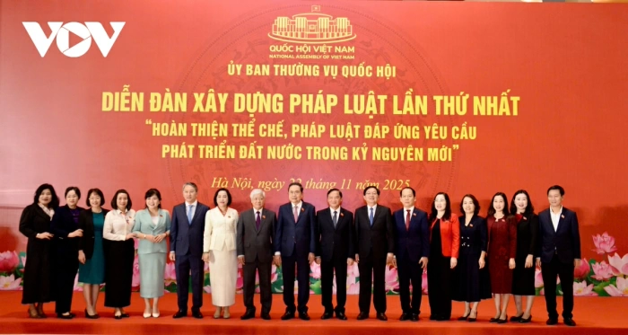 Chủ tịch Quốc hội Trần Thanh Mẫn chủ trì Diễn đàn Xây dựng pháp luật