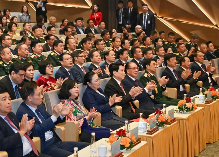 Chủ tịch nước Lương Cường dự Lễ kỷ niệm 50 năm Quốc khánh Lào và 105 năm ngày sinh Chủ tịch Kaysone Phomvihane