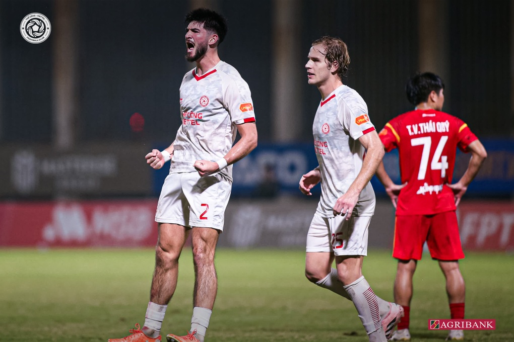 Trận đấu kết thúc với tỷ số hòa 2-2 đầy kịch tính (Ảnh: Viettel FC).