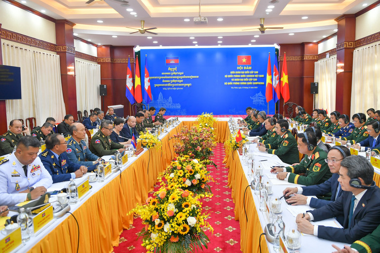 Quang cảnh hội đàm.