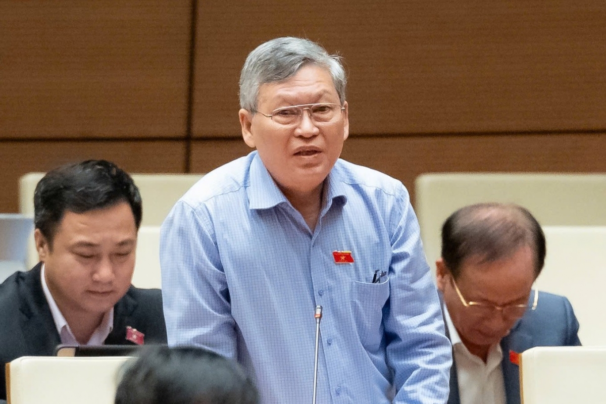 Đại biểu Tô Văn Tám, đoàn Quảng Ngãi (Ảnh: Quốc hội)