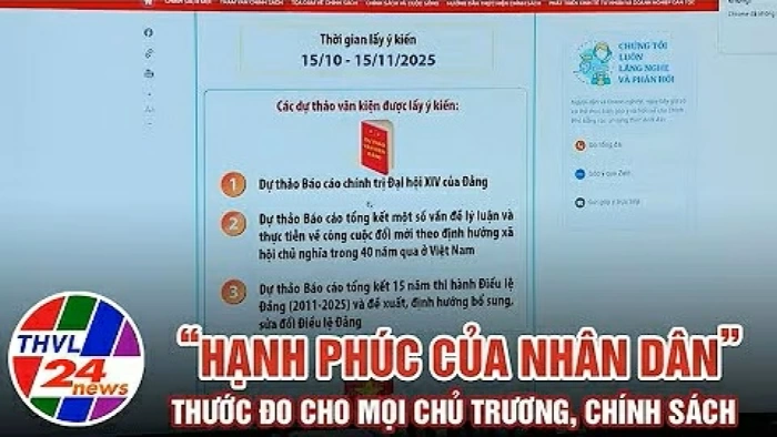 “Hạnh phúc của nhân dân” – Thước đo cho mọi chủ trương, chính sách