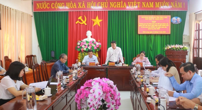 Thông qua dự thảo báo cáo kết quả khảo sát, giám sát việc thực hiện nghị quyết HĐND tỉnh về thu, chi ngân sách